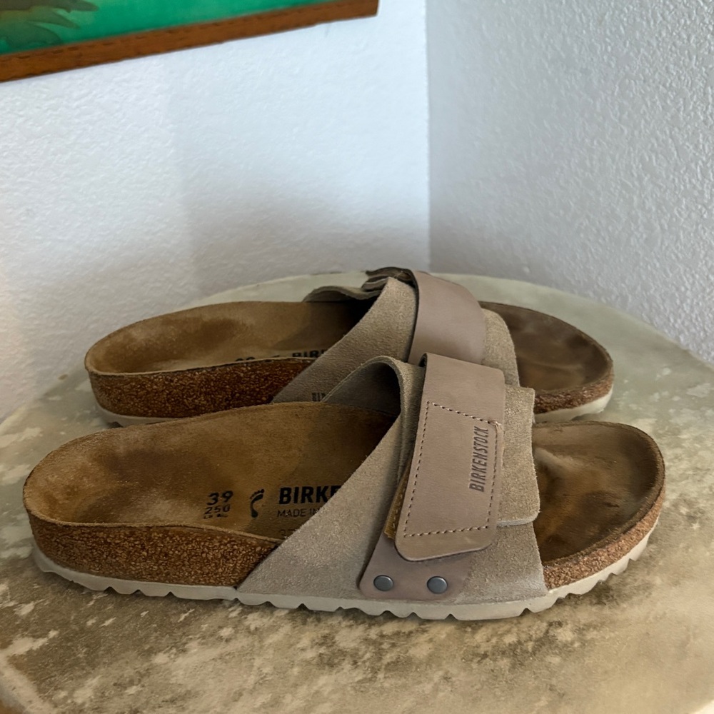 Birkenstock Taupe Oita Sandals